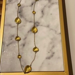 Gold and Stone Necklace